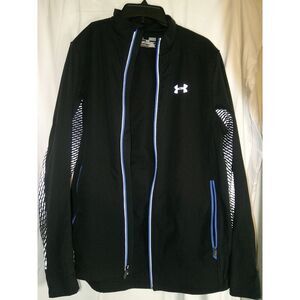 Under Armour Men's Black Athletic Jacket with Reflective Details All Season Gear